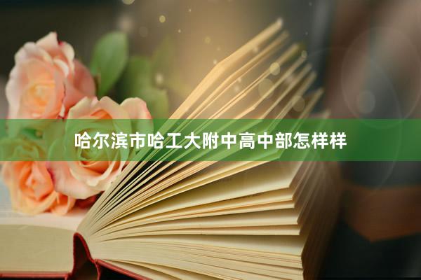 哈尔滨市哈工大附中高中部怎样样